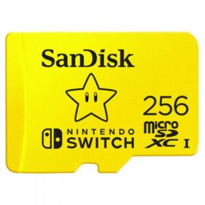 SANDISK MEMORY FLASH NINTENDO SWITCH 256 GB MICROSDXC SDSQXAO-256G-GNCZN