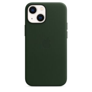 Custodia MagSafe in pelle per iPhone 13 mini - Verde sequoia